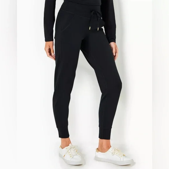 Lilly Pulitzer Island Mid Rise Jogger UPF 50+ SZ XL - Picture 3 of 3